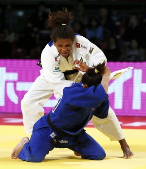 Rafaela Silva acabou na quinta posição em Tóquio (Foto: International Judô Federation)