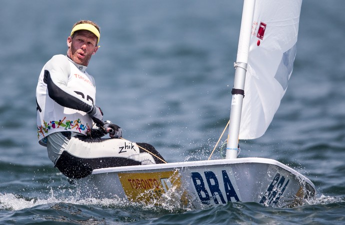  Robert Scheidt prata laser vela Jogos Pan Americanos 2015 (Foto: Jonne Roriz/Exemplus/COB)