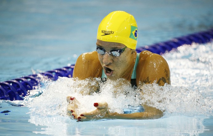 Joanna Maranhão final 400 metros Medley Pan (Foto: Reuters)