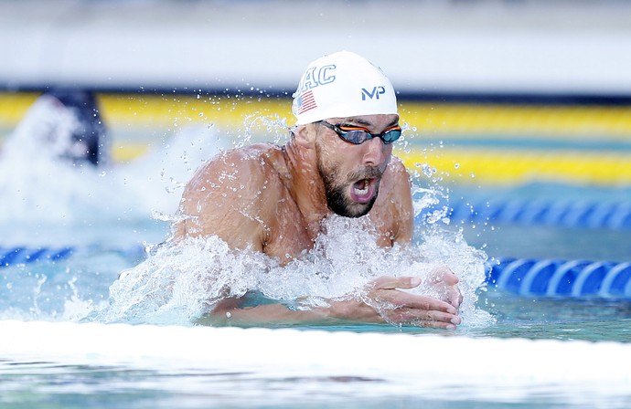 Michael Phelps GP Santa Clara final 200m medley natação (Foto: Reuters)