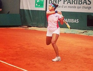  treino teliana pereira roland garros (Foto: Reprodução / Instagram)