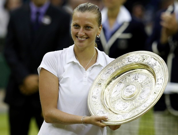 Petra Kvitova campeã Wimbledon (Foto: Reuters)