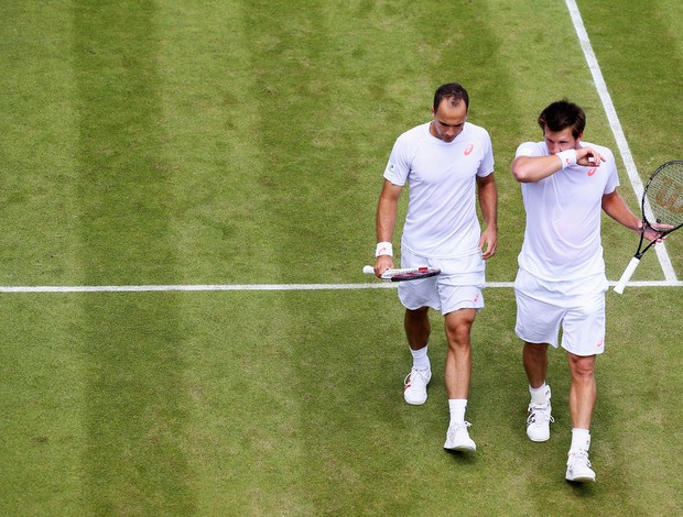 Bruno Soares e alexandre Peya Wimbledon (Foto: Agência Getty Images)